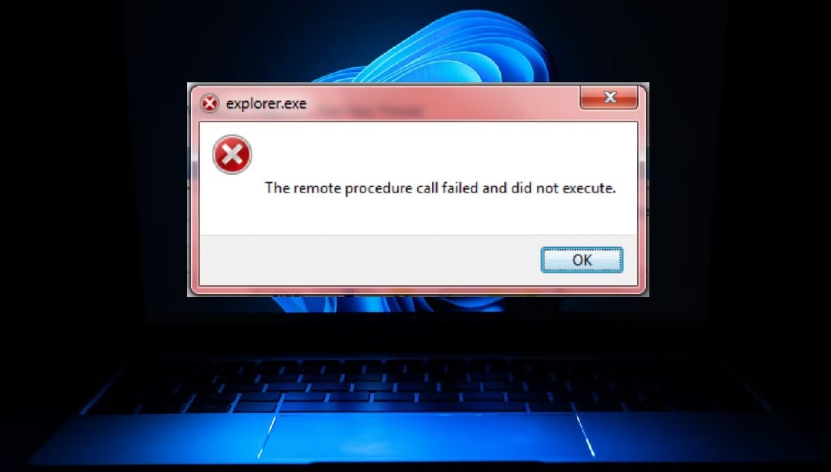 Remote Procedure Call Failed And Did Not Execute Error